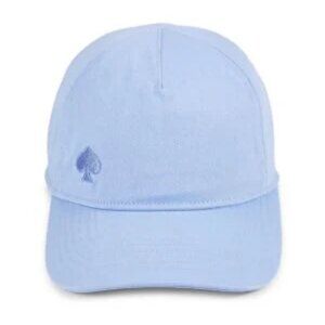 kate spade new york Logo Denim Baseball Cap Periwinkle Blue NWT